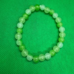 Green Beaded Bracelet